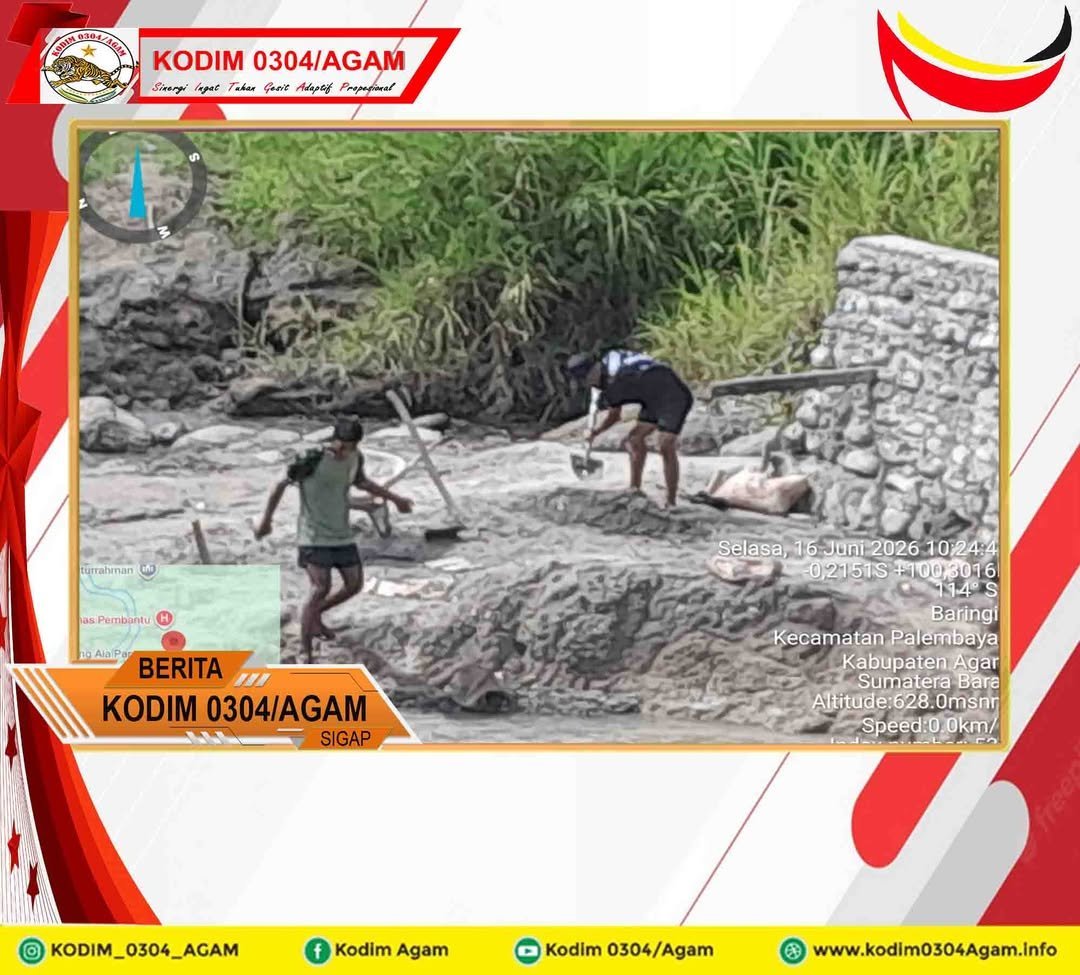 Jembatan Perintis Garuda di Agam, Proyek Strategis TNI