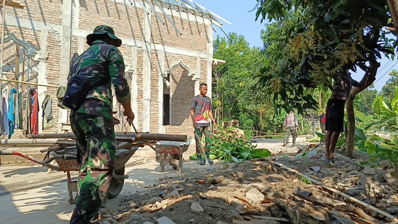 Peran Kodim 0726/Sukoharjo dalam Pembangunan Infrastruktur dan Masjid Al Mubarok