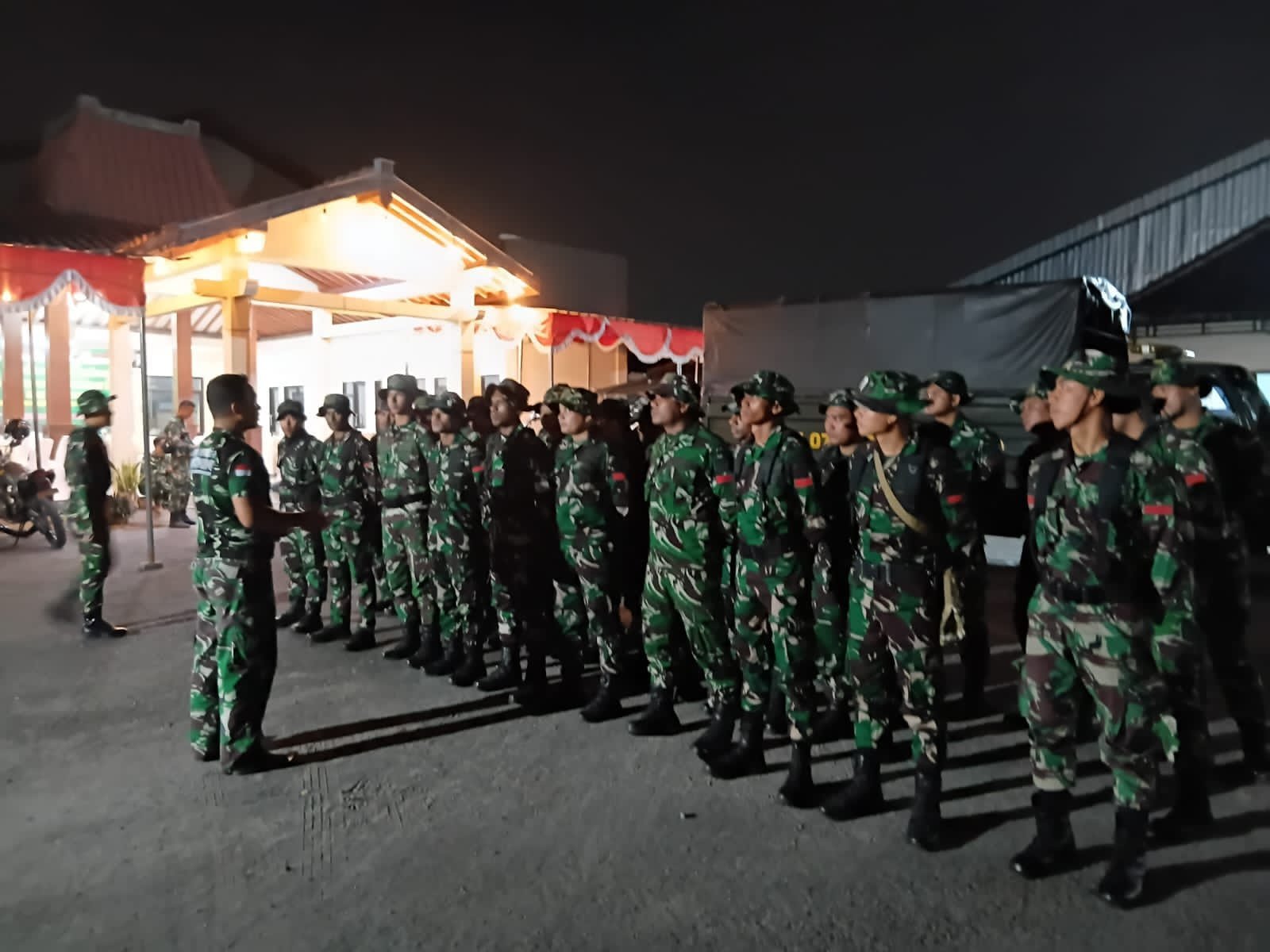 Apel Malam Satgas TMMD Pastikan Kesiapan Personel untuk Mendukung Sasaran TMMD