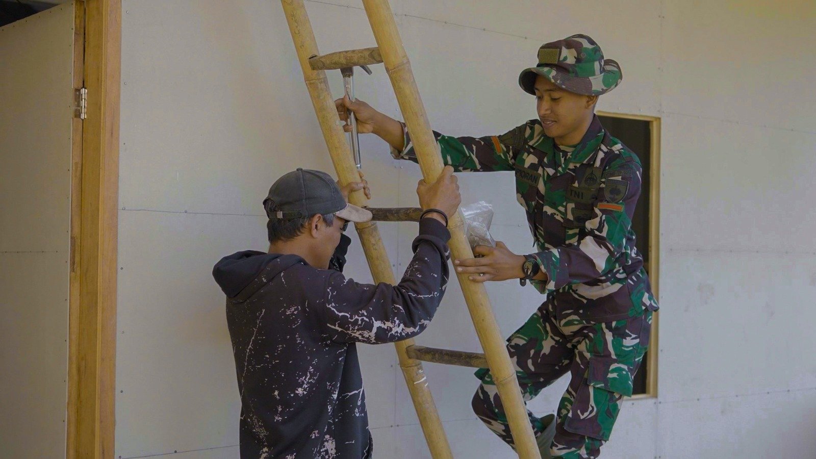 Ketahanan Wilayah Diperkuat lewat Percepatan Pembangunan RTLH di Patukku oleh TMMD