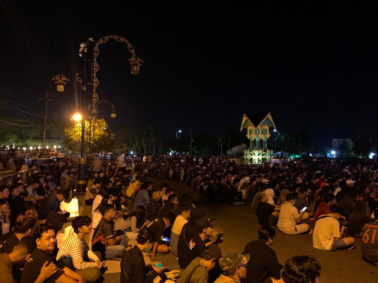 Kodim 1203/Ketapang Gelar Nobar di Taman Kedondong, Perkuat Kemanunggalan TNI