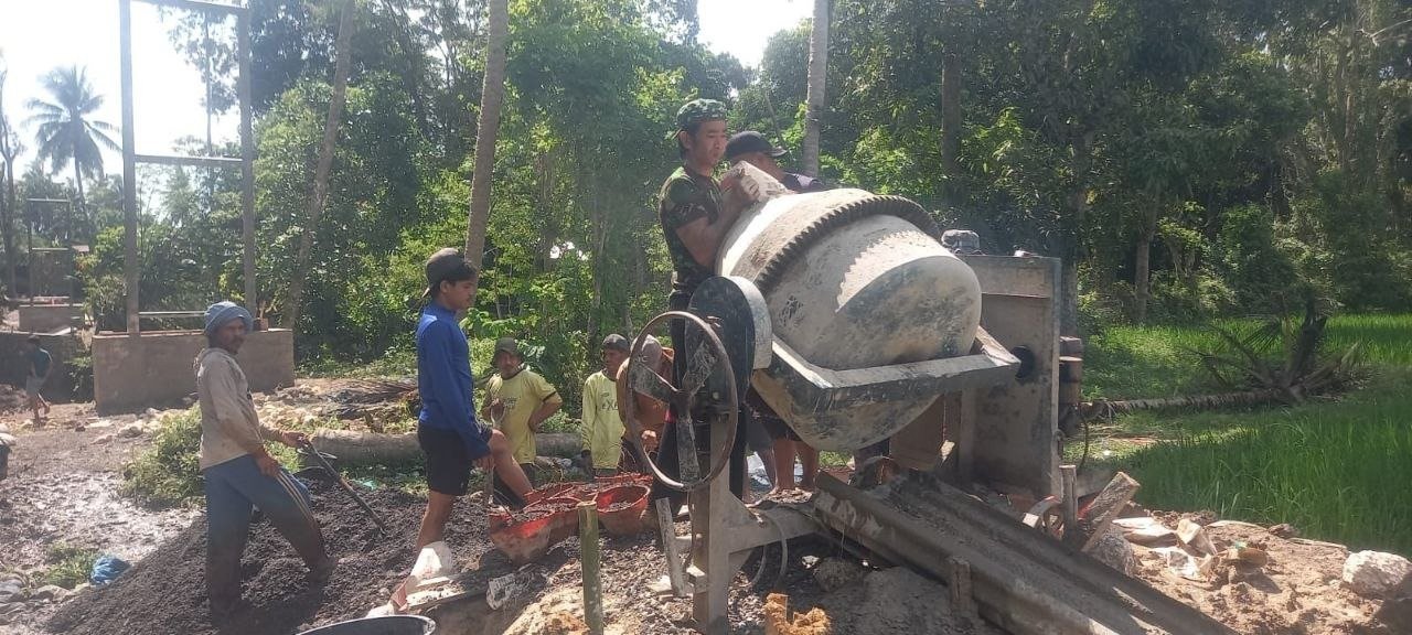 Peralatan Sederhana Mesin Molen Jadi ‘Jantung’ Pekerjaan Pengecoran di Tadang Palie
