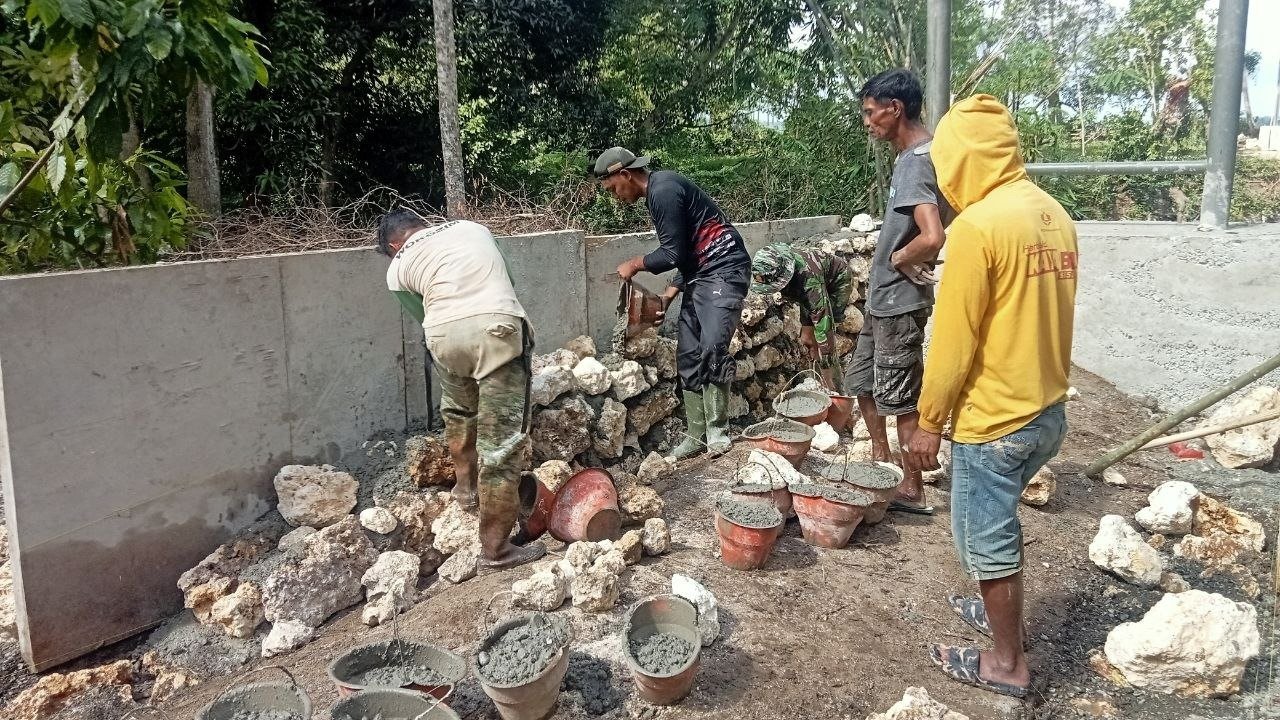 Infrastruktur Akses Jembatan Gantung: Pondasi Jalan di Desa Taddang Palie Dipercepat