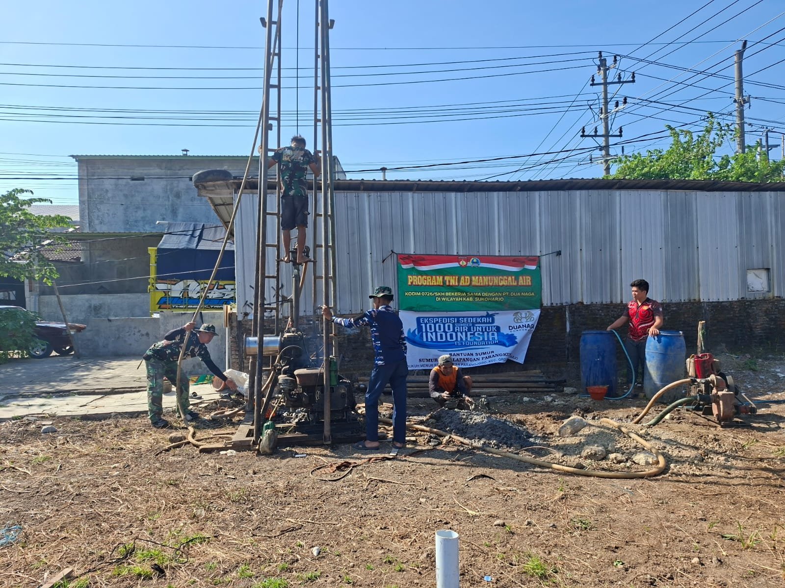 Sukoharjo Jadi Lokasi Bangun Desa TMMD yang Memperhatikan Ketersediaan Air