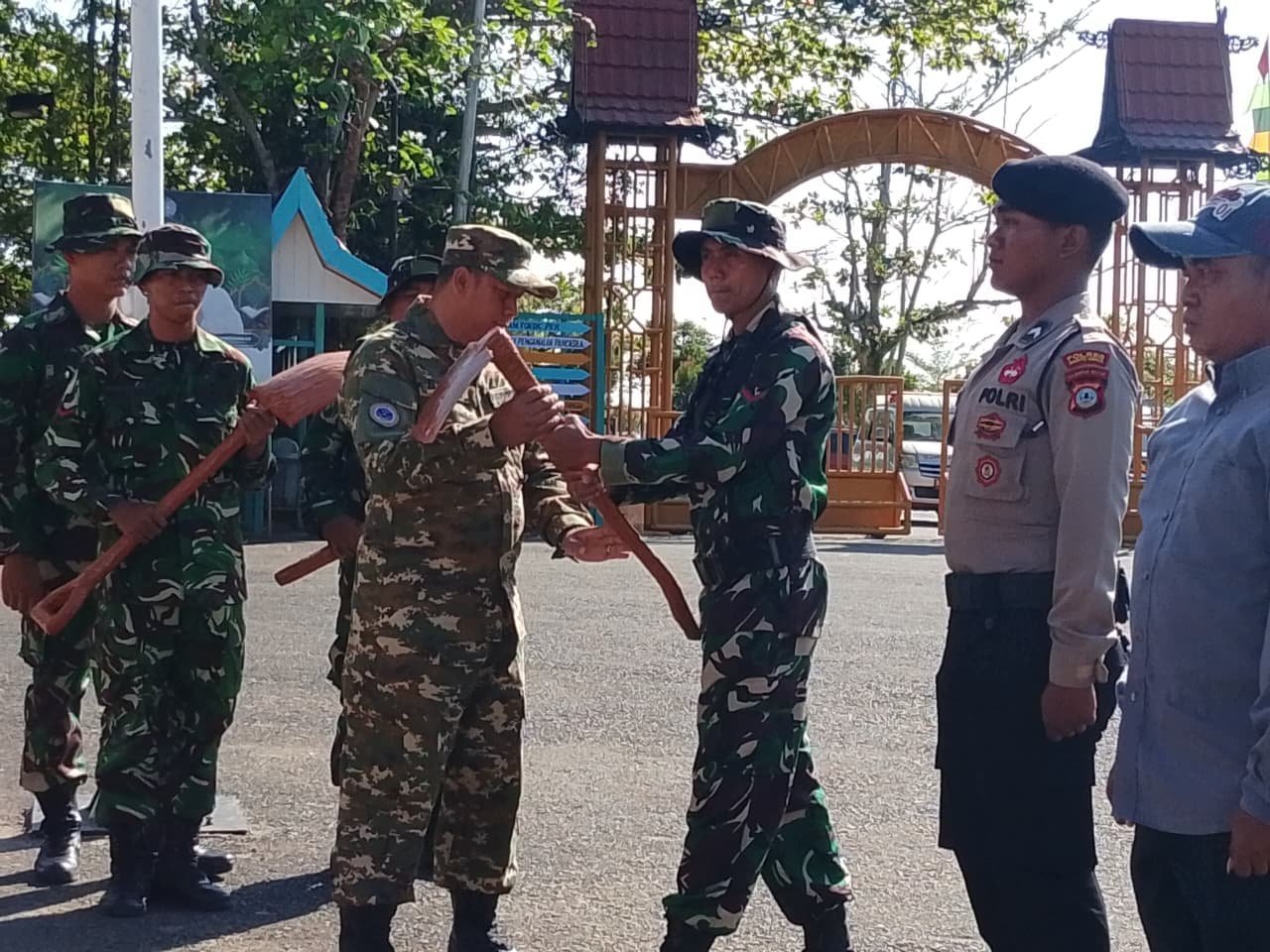 TMMD Ke-129 Di Barito Kuala, Program Pembangunan Infrastruktur Untuk Masyarakat