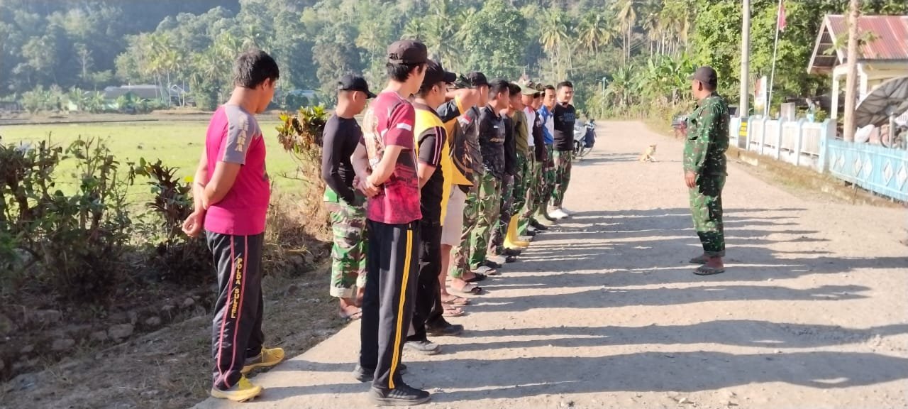 Apel Pagi Satgas TMMD Ke-129 Kodim 1407/Bone Jadi Modal Awal Pembangunan di Kabupaten Bone