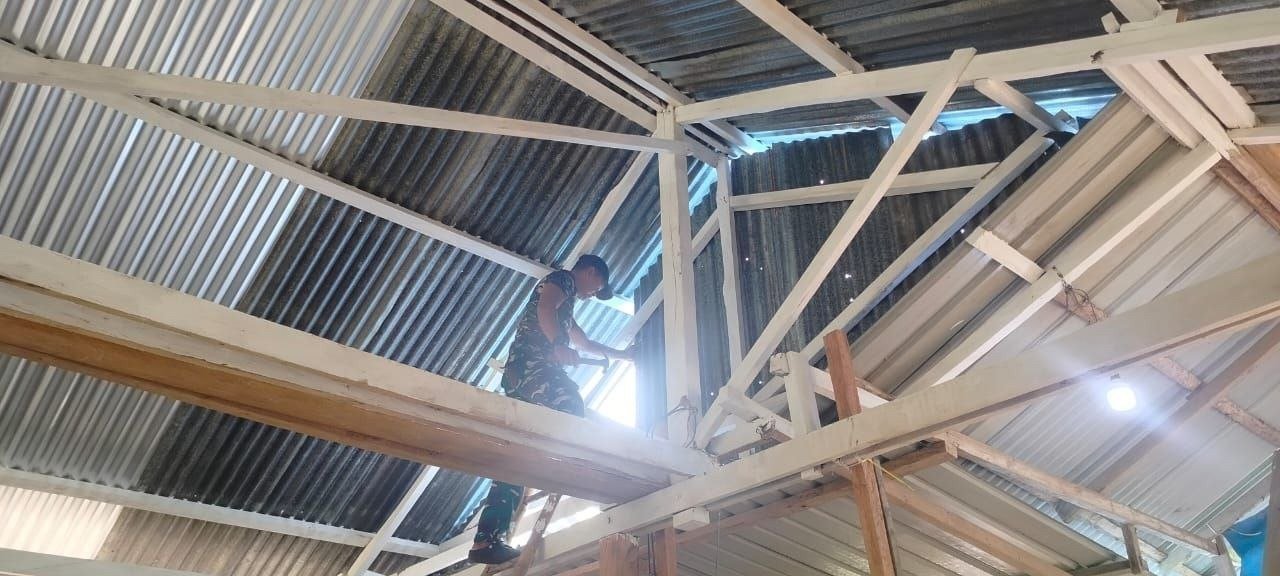 Sinergi Satgas TMMD dan Warga Percepat Rehabilitasi Rumah di Patukku