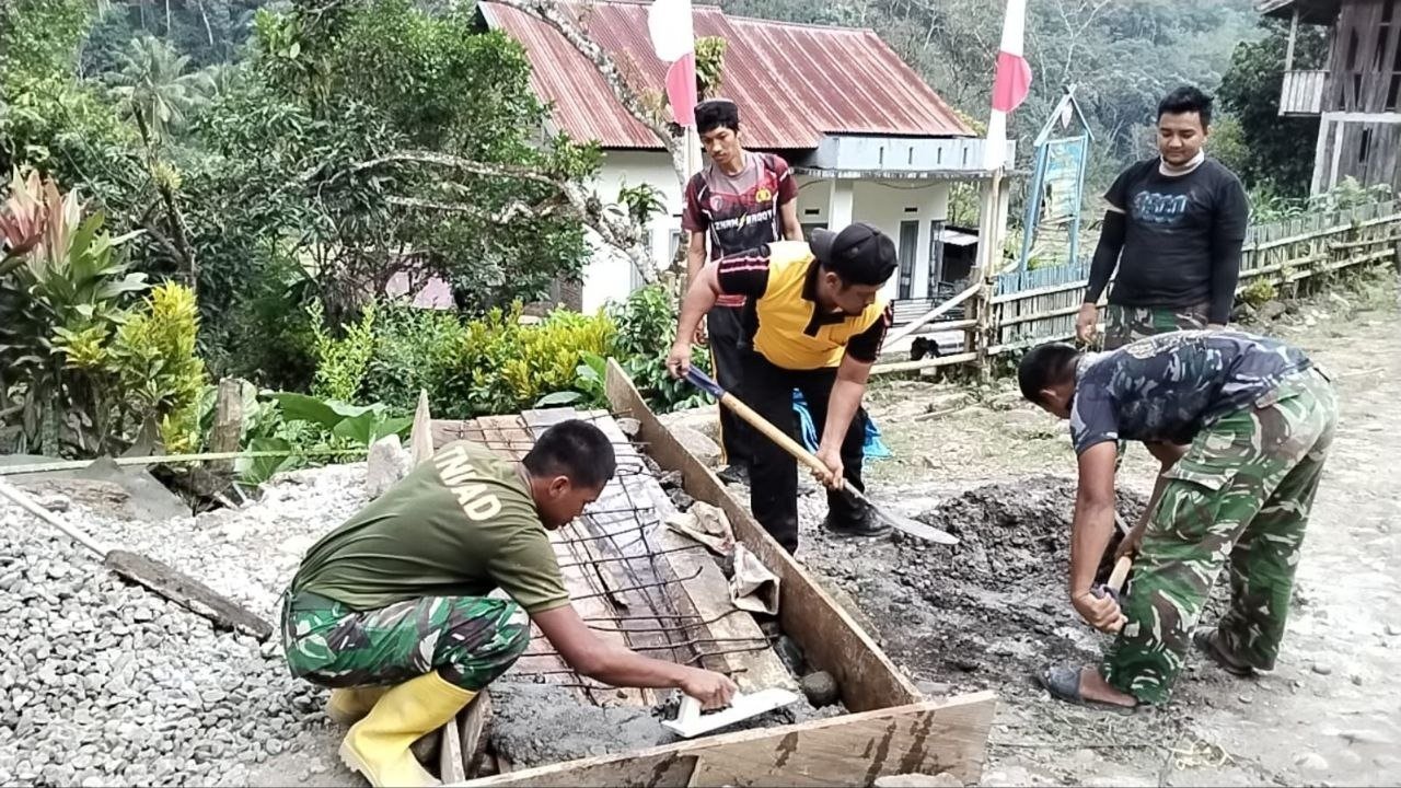 Fokus TMMD Ke-129: Memperbaiki Tiga Dekker Sebagai Jalur Penting Mobilitas di Bontocani