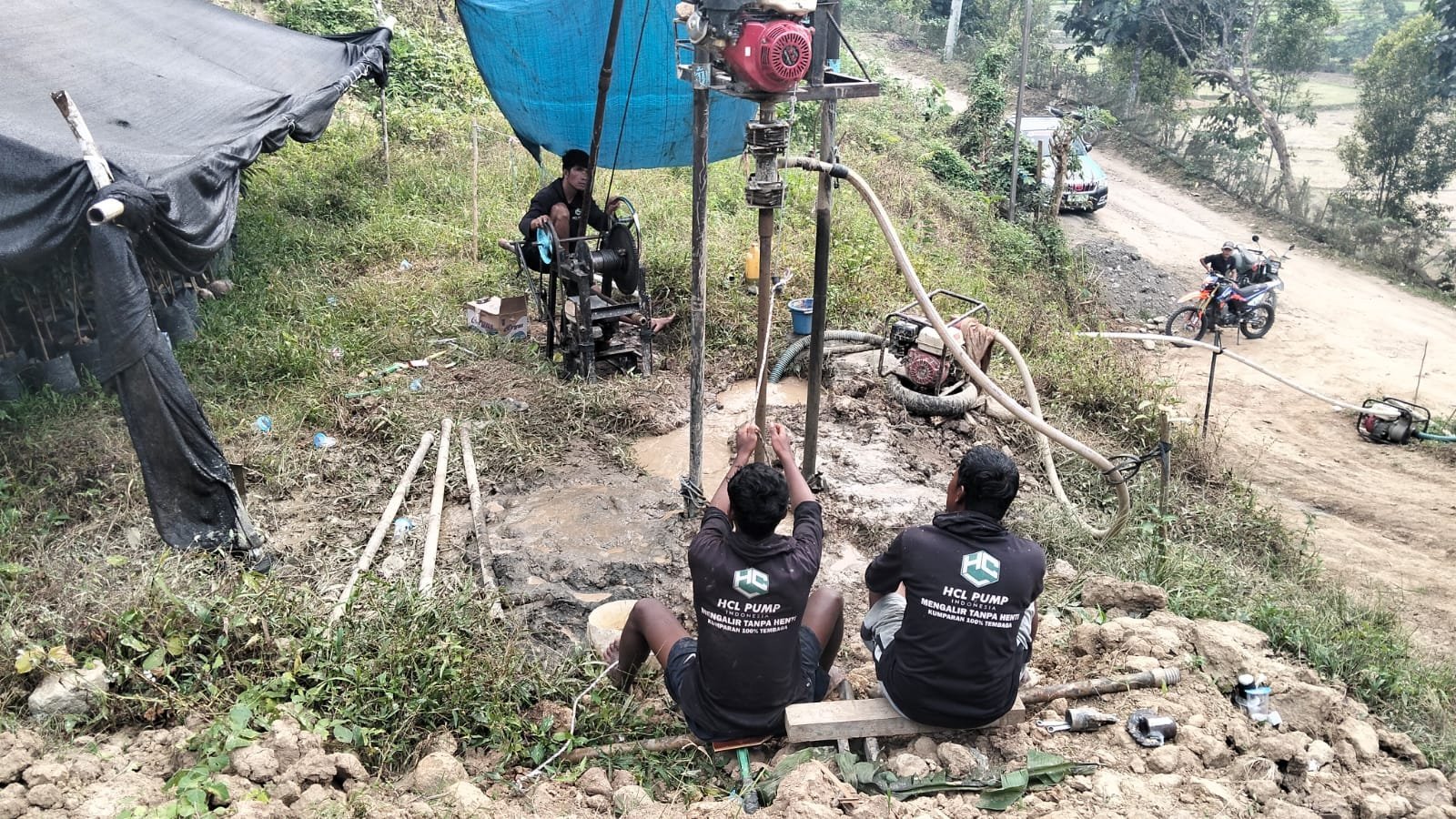 Sumur Bor di Dusun Samaenre Jadi Sasaran Fisik TMMD Ke-129 Kodim 1407/Bone