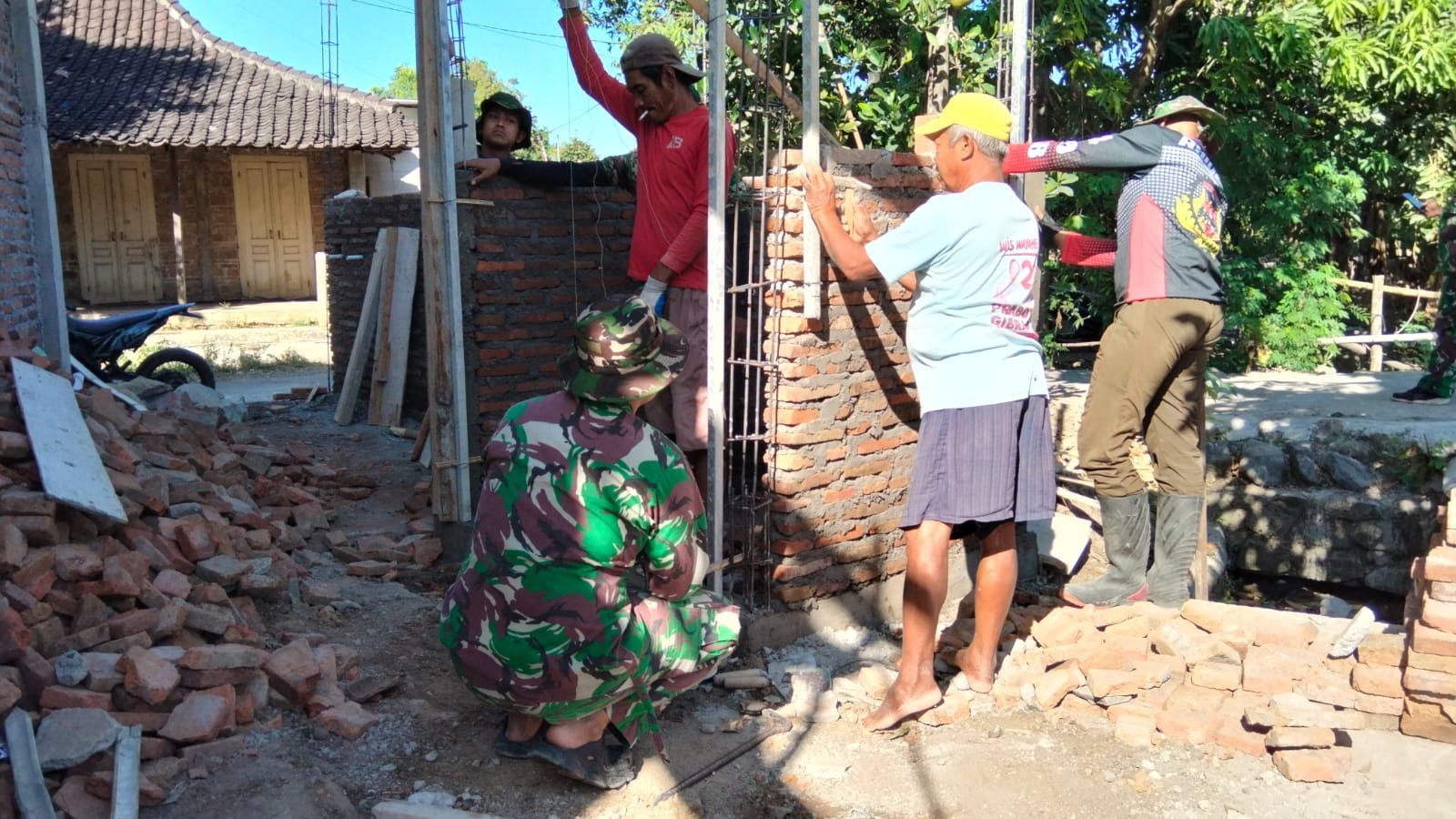 Program TMMD Reguler ke-129 Hadirkan Masjid Al-Mubarok di Parangjoro