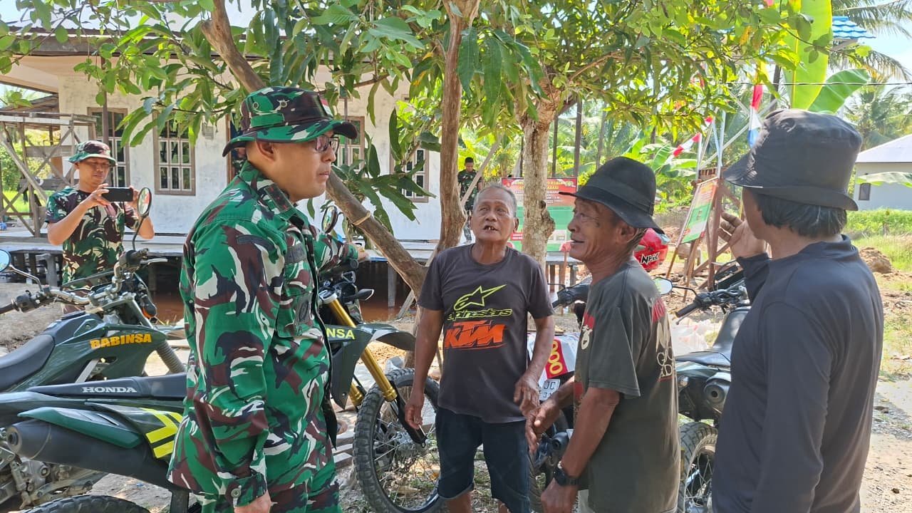 Tamban Jadi Lokasi Kunjungan Dansatgas TMMD Ke-129, Mushola Darul Istiqomah Menjadi Sorotan