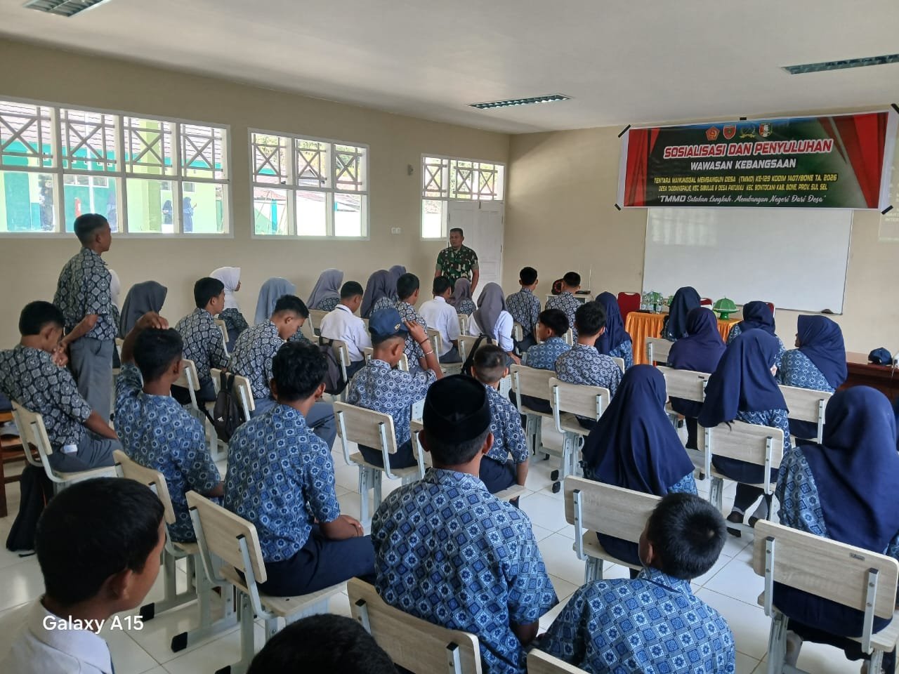 TMMD Kodim 1407/Bone Integrasikan Pembangunan Fisik dengan Pendidikan Wawasan Kebangsaan