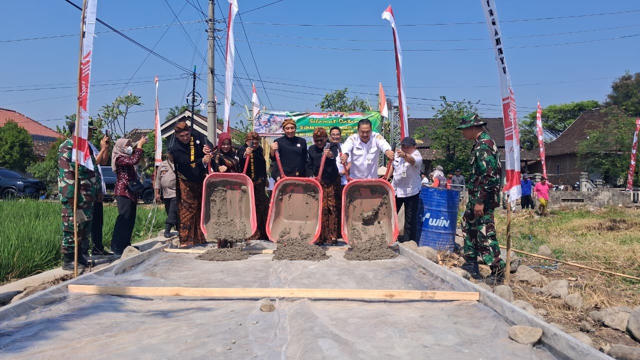 Desa Parangjoro Kecamatan Grogol Pilih Jadi Lokasi Awal TMMD Reguler ke-129