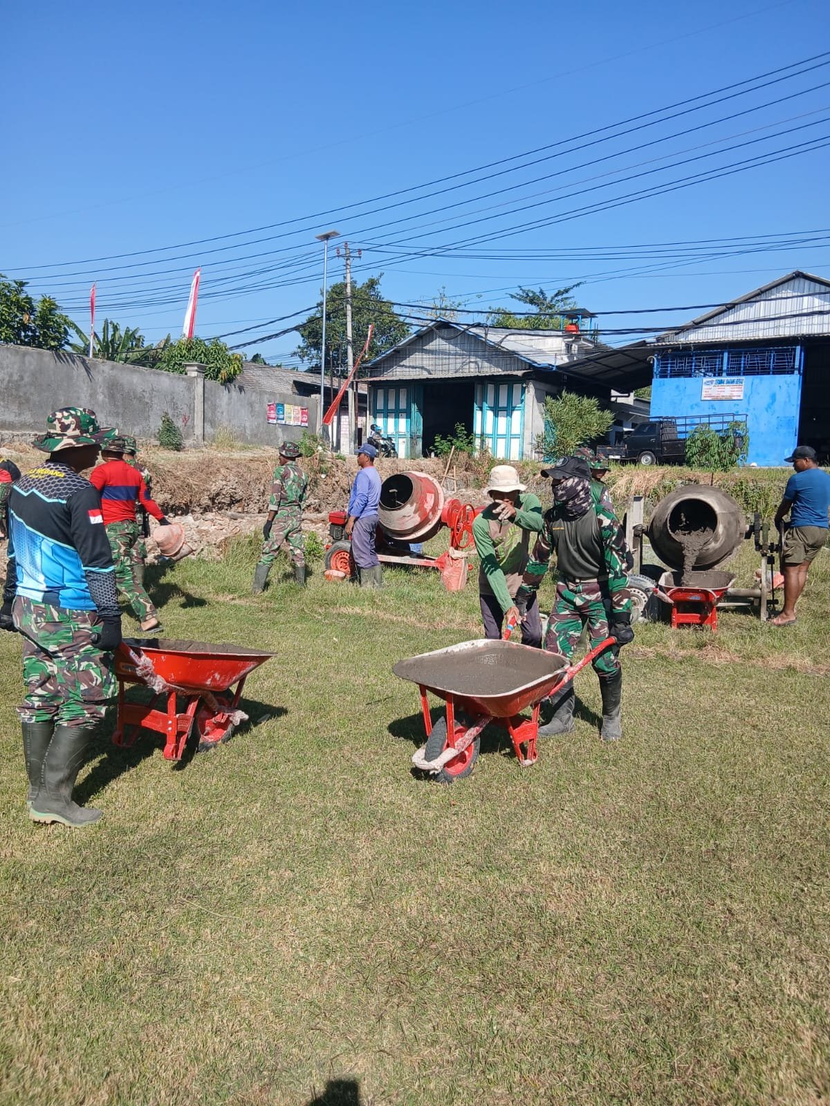 TMMD Reguler Ke-129: Talud di Desa Parangjoro Tampil dengan Perkembangan Signifikan