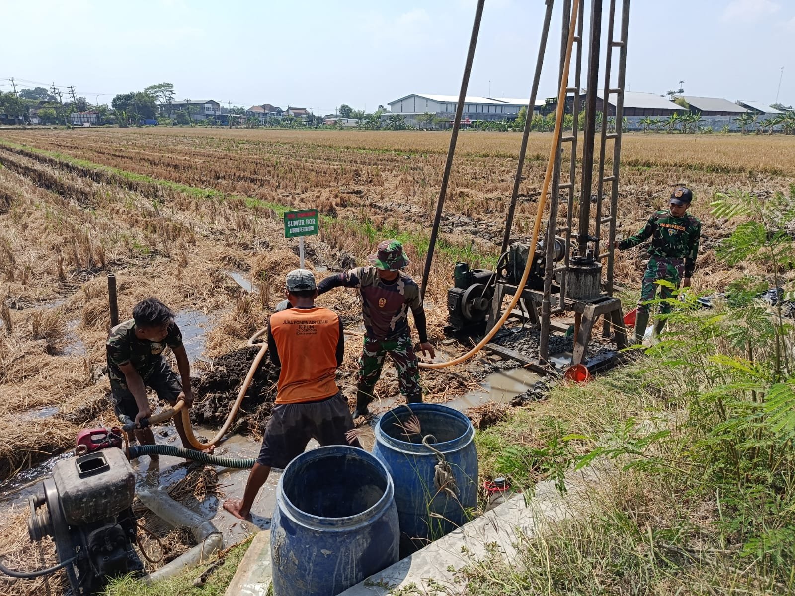 Pengeboran Sumur TMMD di Sukoharjo Selesai Dikerjakan