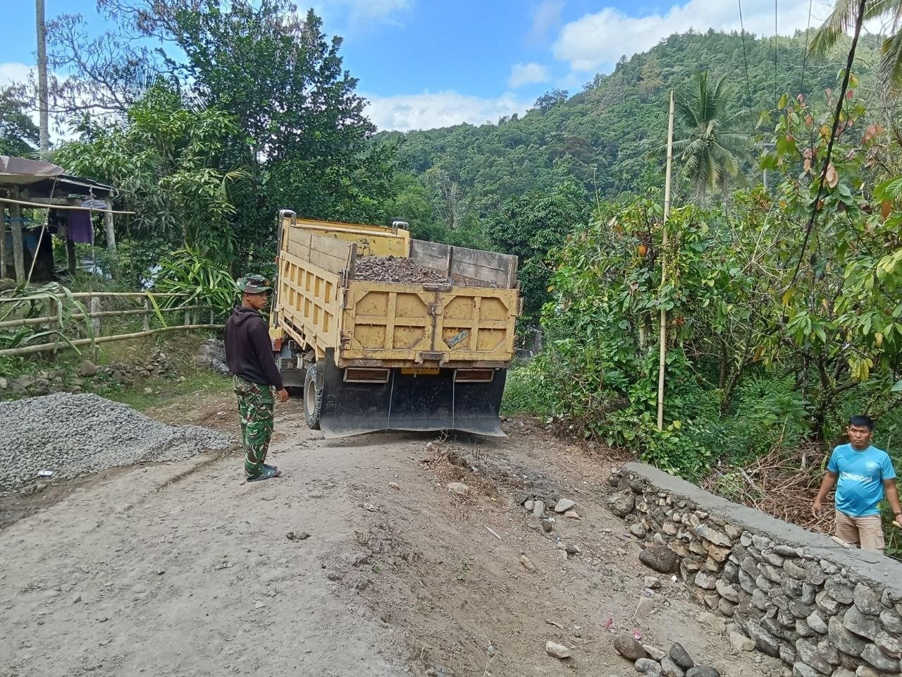 Dekker Titik 2 di Samaenre Jadi Fokus Perbaikan TMMD ke-129