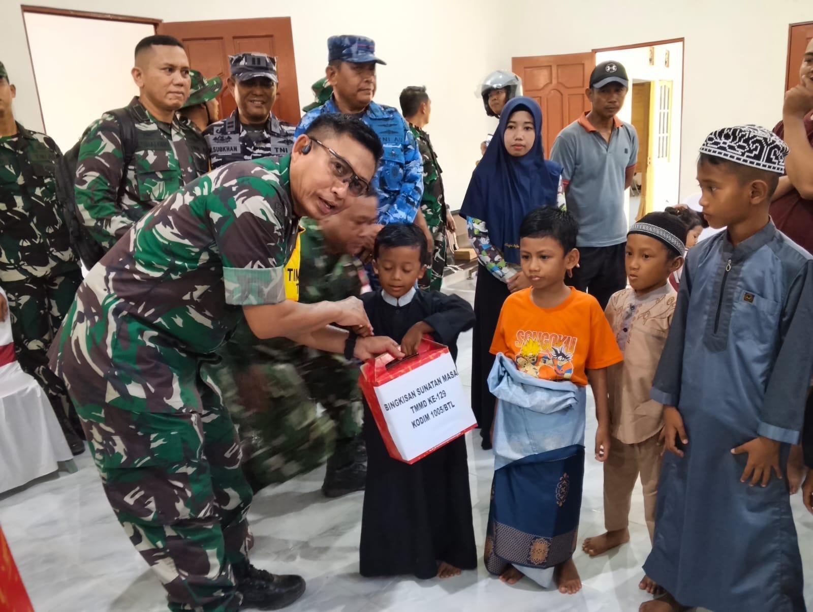 Tim Wasev TMMD Ke-129 Cek Kualitas Pembangunan di Desa Tamban Bangun