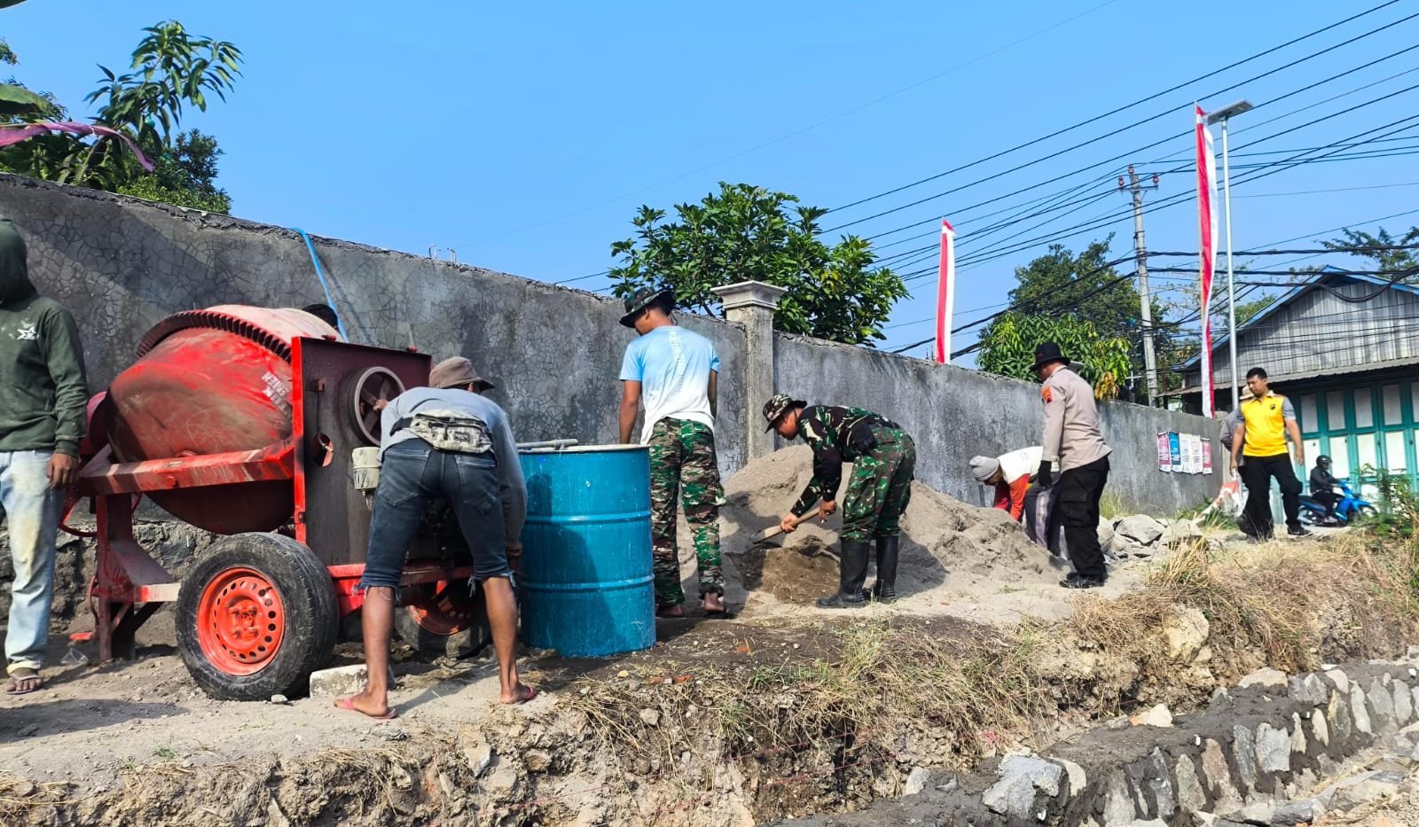Talud TMMD di Sukoharjo, Warga Tak Lagi Khawatir Longsor