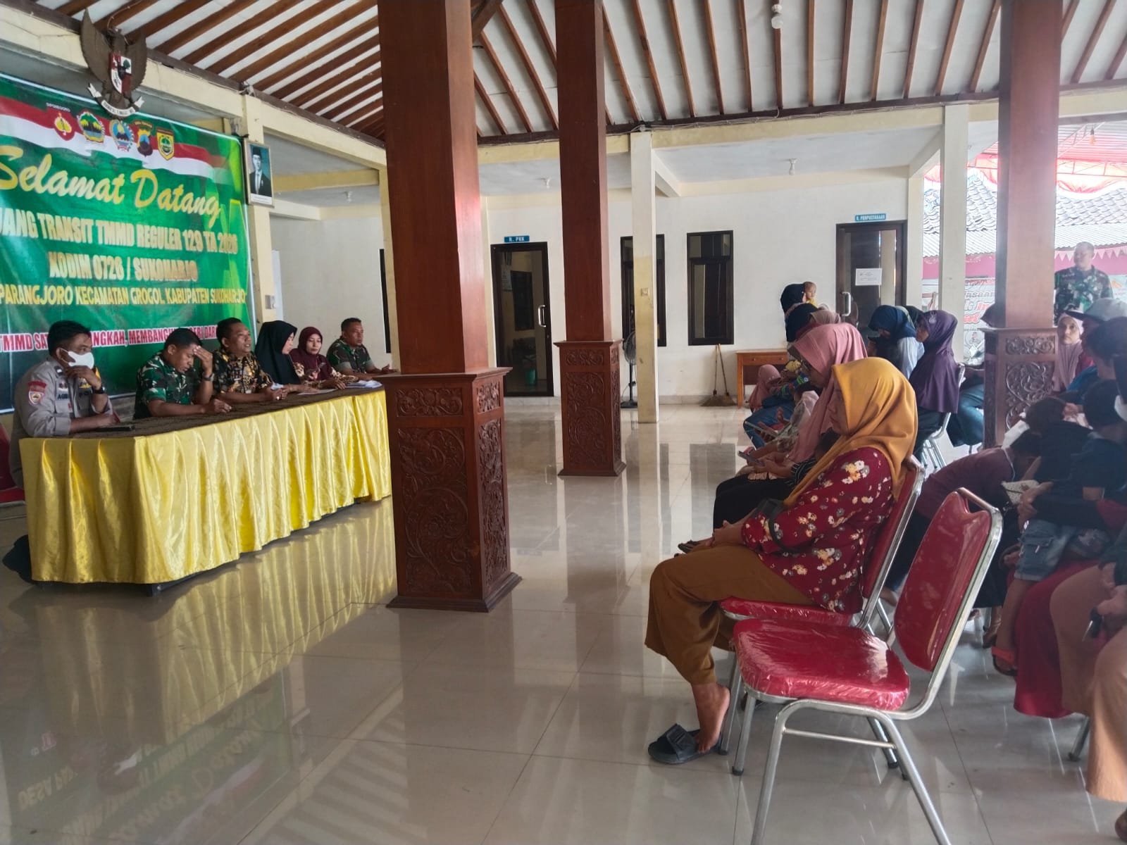 Danramil 09/Grogol Apresiasi Antusiasme Warga Parangjoro Ikuti Penyuluhan Stunting
