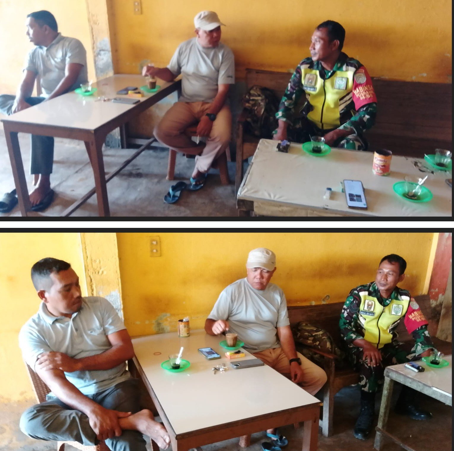 Babinsa Posramil 06/Bubon Bangun Kedekatan dengan Masyarakat Desa Alue Lhok