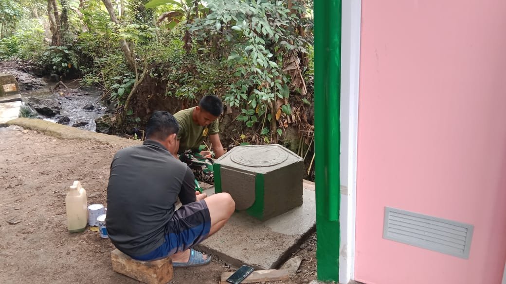 Prasasti Memantapkan Identitas Lokasi Jambanisasi Titik 3 di Desa Langi