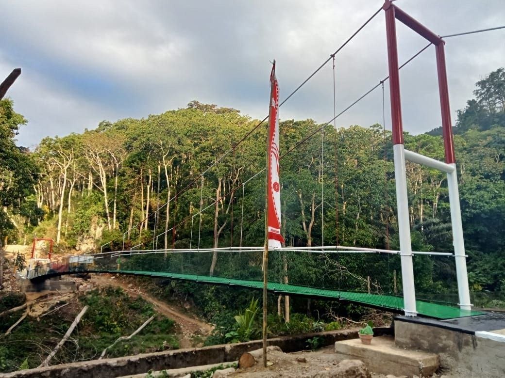 TMMD ke-129 Rampungkan Jembatan Gantung untuk Dua Kecamatan di Bone