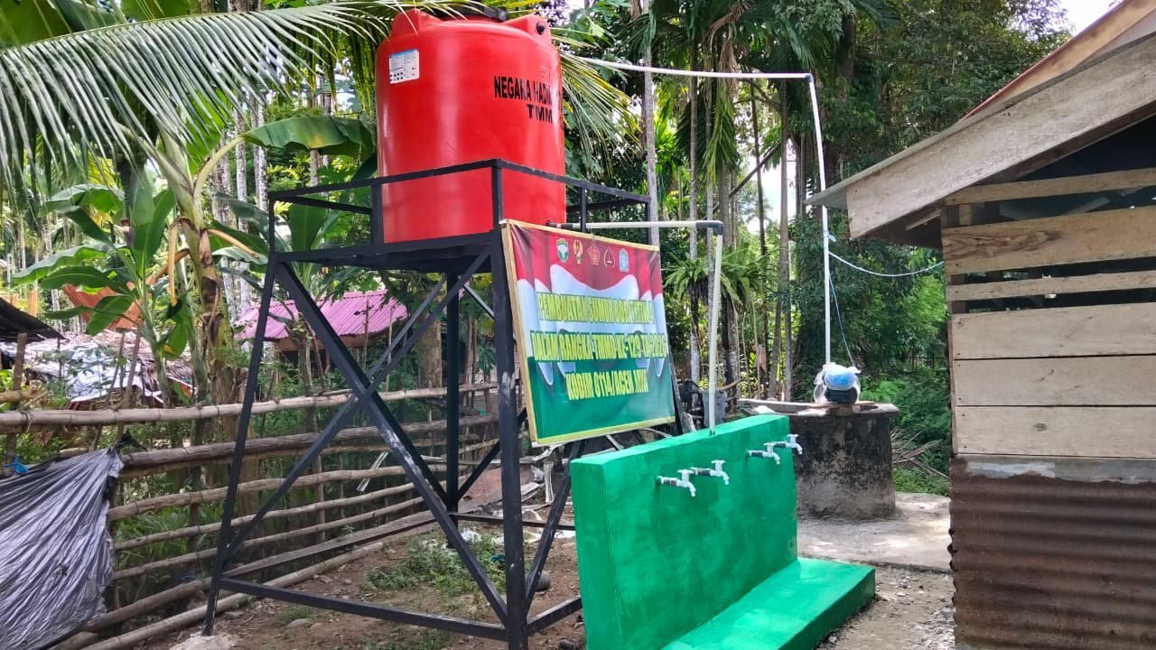 TMMD Ke-129 Rampungkan Empat Sumur Bor di Sarah Raya untuk Kebutuhan Publik