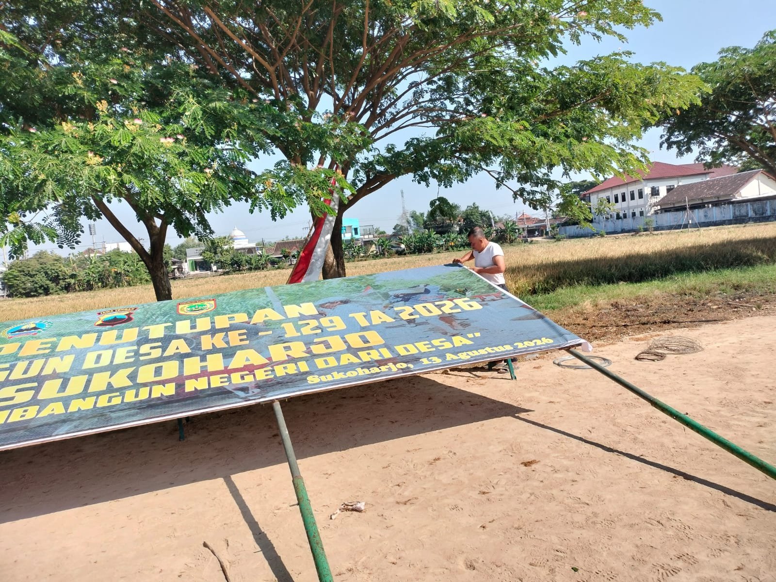 Percepatan Penataan Lokasi untuk Penutupan TMMD Reguler ke-129 di Sukoharjo