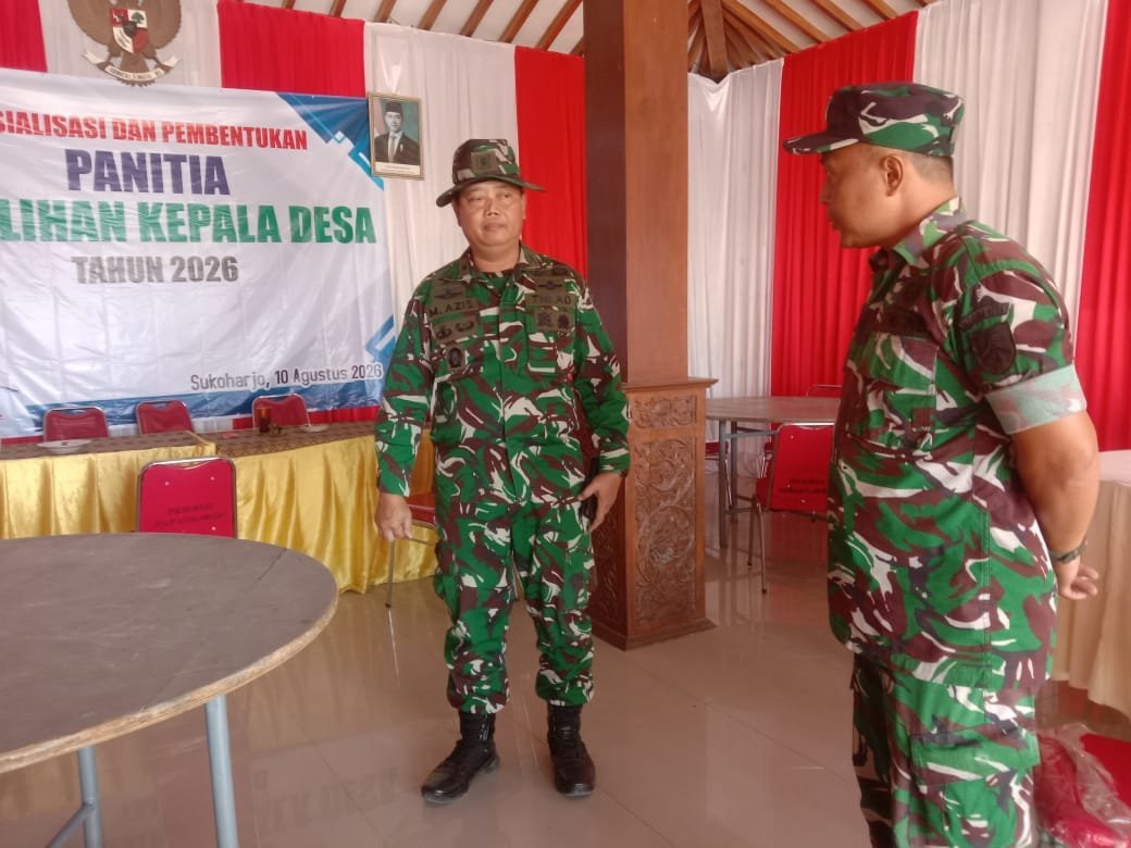 Perincian Kesiapan Ruang Penutupan TMMD Diperiksa Kasdim Sukoharjo