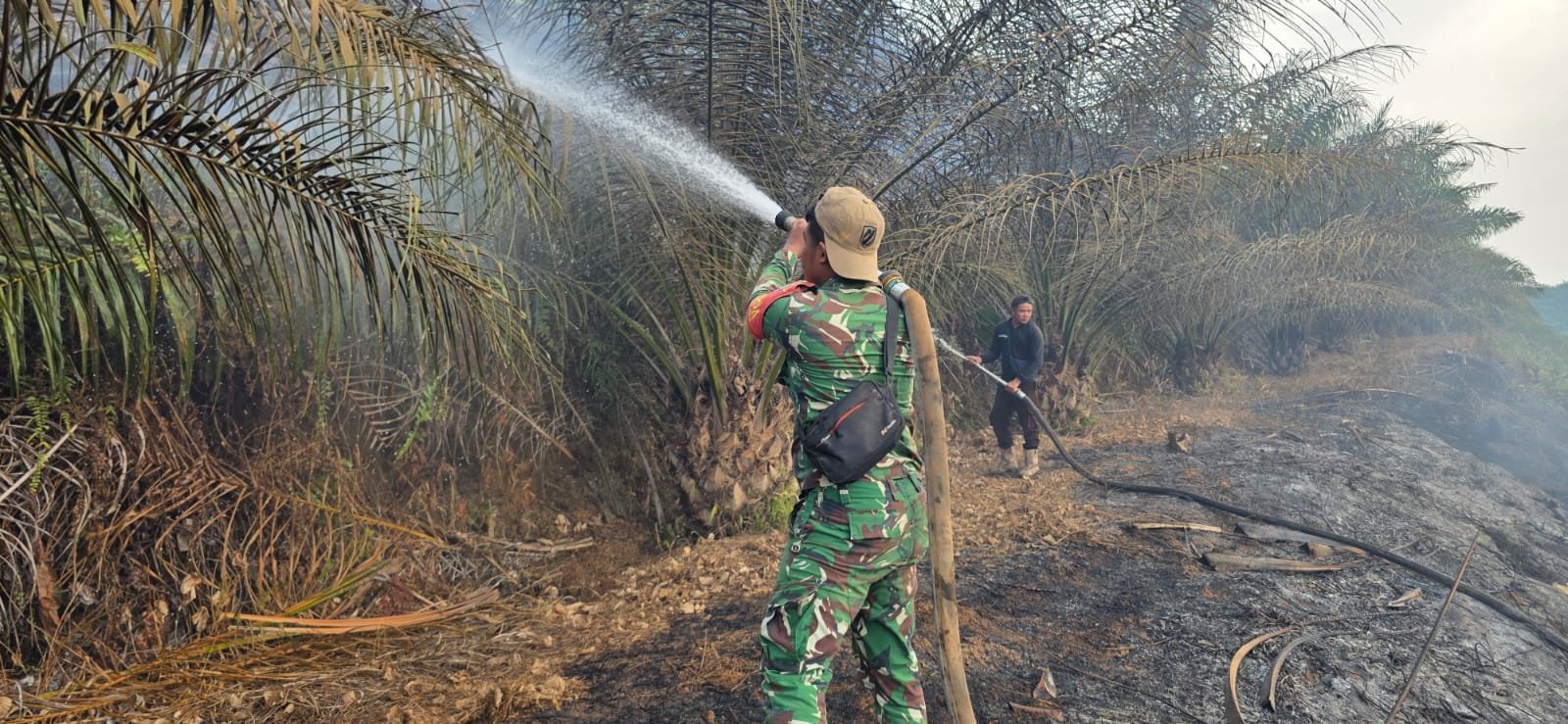 Antisipasi Karhutla, Koramil 1203-01/Nanga Tayap Turunkan Personel di Ketapang
