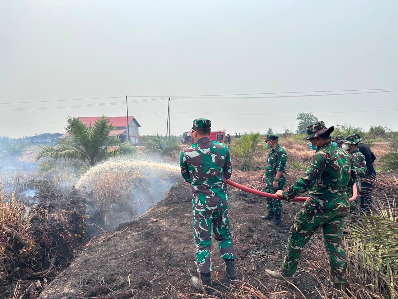 Ketapang: Dandim 1203/Ketapang Pimpin Respon Cepat Atasi Karhutla