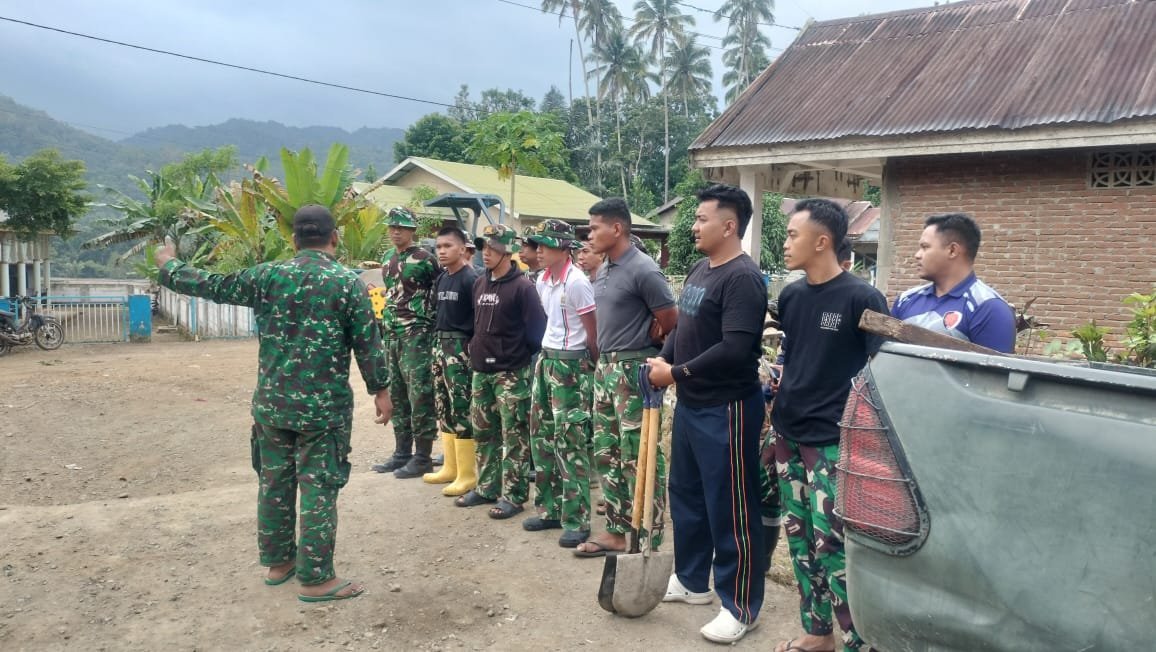 Apel Dipimpin Sertu Saharuddin Tegaskan Pentingnya Dukungan Tim di TMMD Bontocani