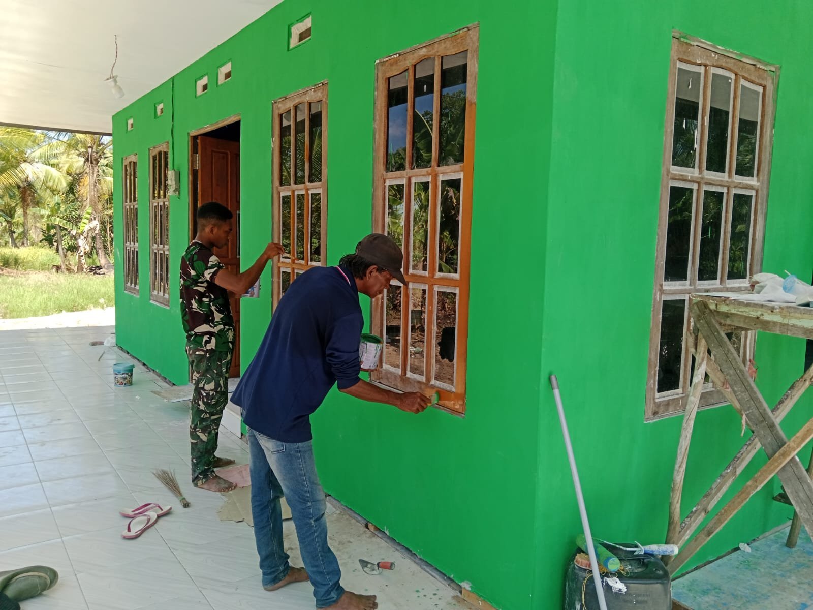 Tahap Penyelesaian Rehab Mushola Darul Istiqomah Capai 70 Persen untuk Beberapa Poin