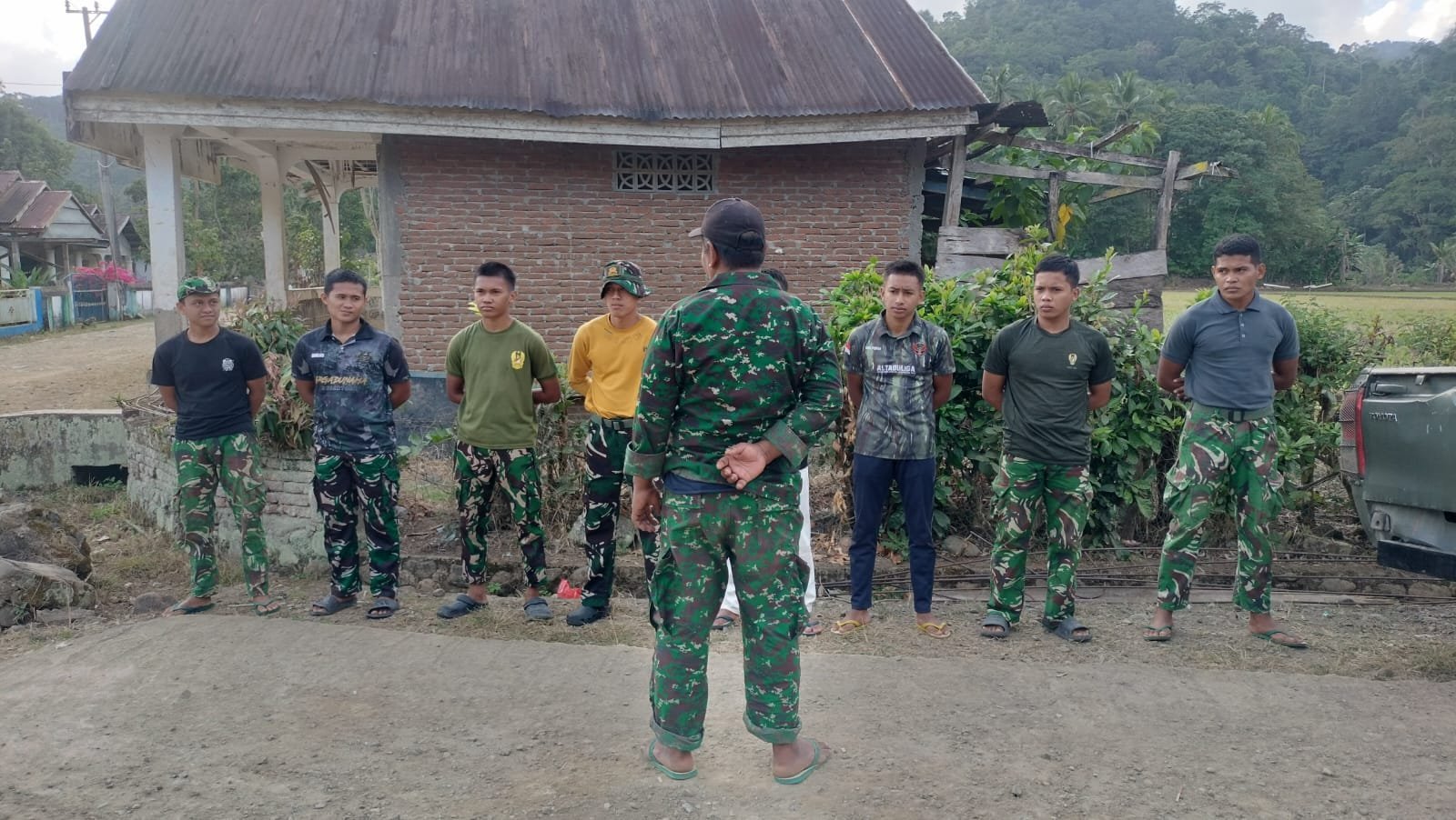 Ritme Kerja TMMD 129 di Bontocani Dimulai dari Apel Pagi