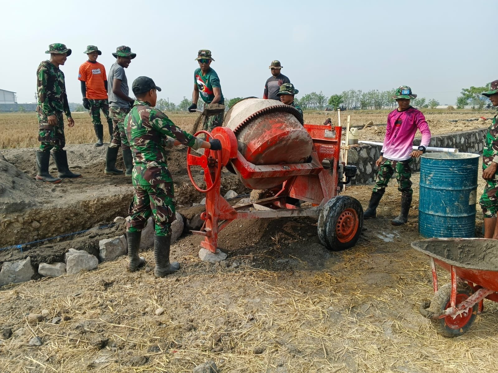 Dengungan Molen Menjadi Denah Kerja TMMD di Parangjoro