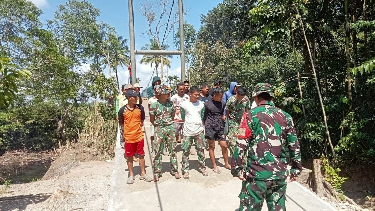 Apel Pagi di Sibulue Perkuat Ritme Kerja Satgas TMMD ke-129 Kodim 1407/Bone