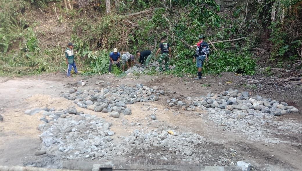 Dekker Titik 4 di Desa Watangcani Dimulai dengan Penataan Lokasi