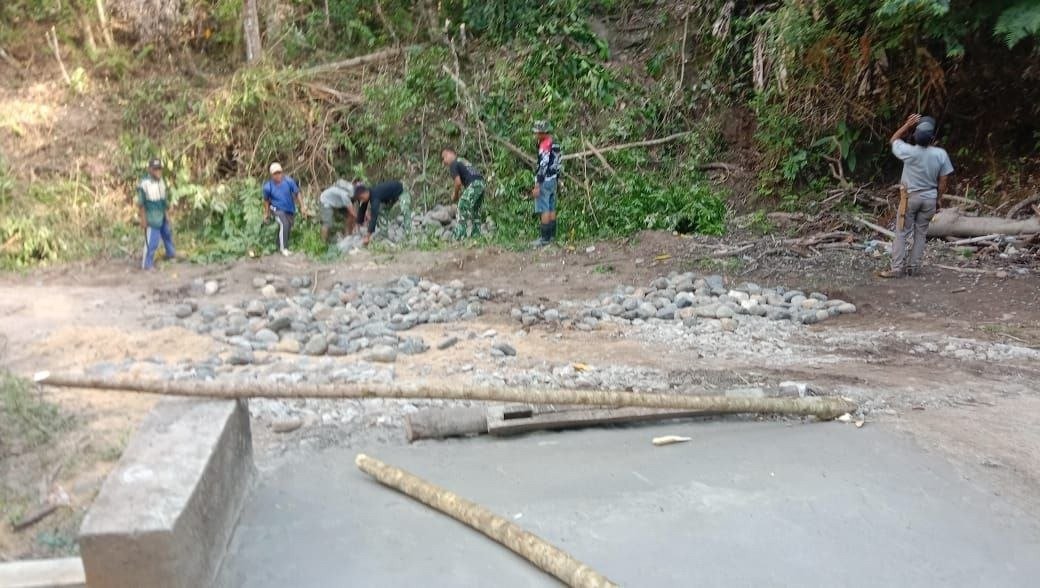 Penataan Lokasi Kerja Perkuat Produktivitas Pembangunan Dekker TMMD