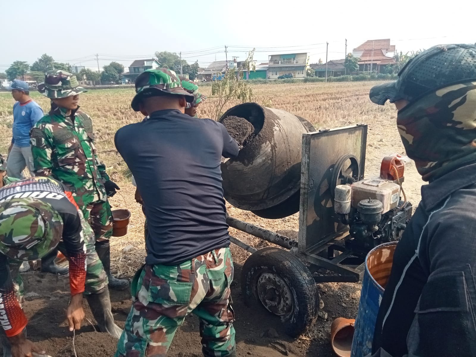 Kinerja Satgas TMMD di Parangjoro Tetap Kencang, Target Pembangunan Bergerak