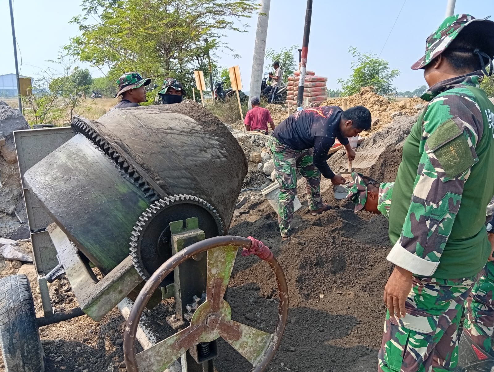 Satgas TMMD Kodim 0726/Sukoharjo Kejar Target Penyelesaian di Parangjoro