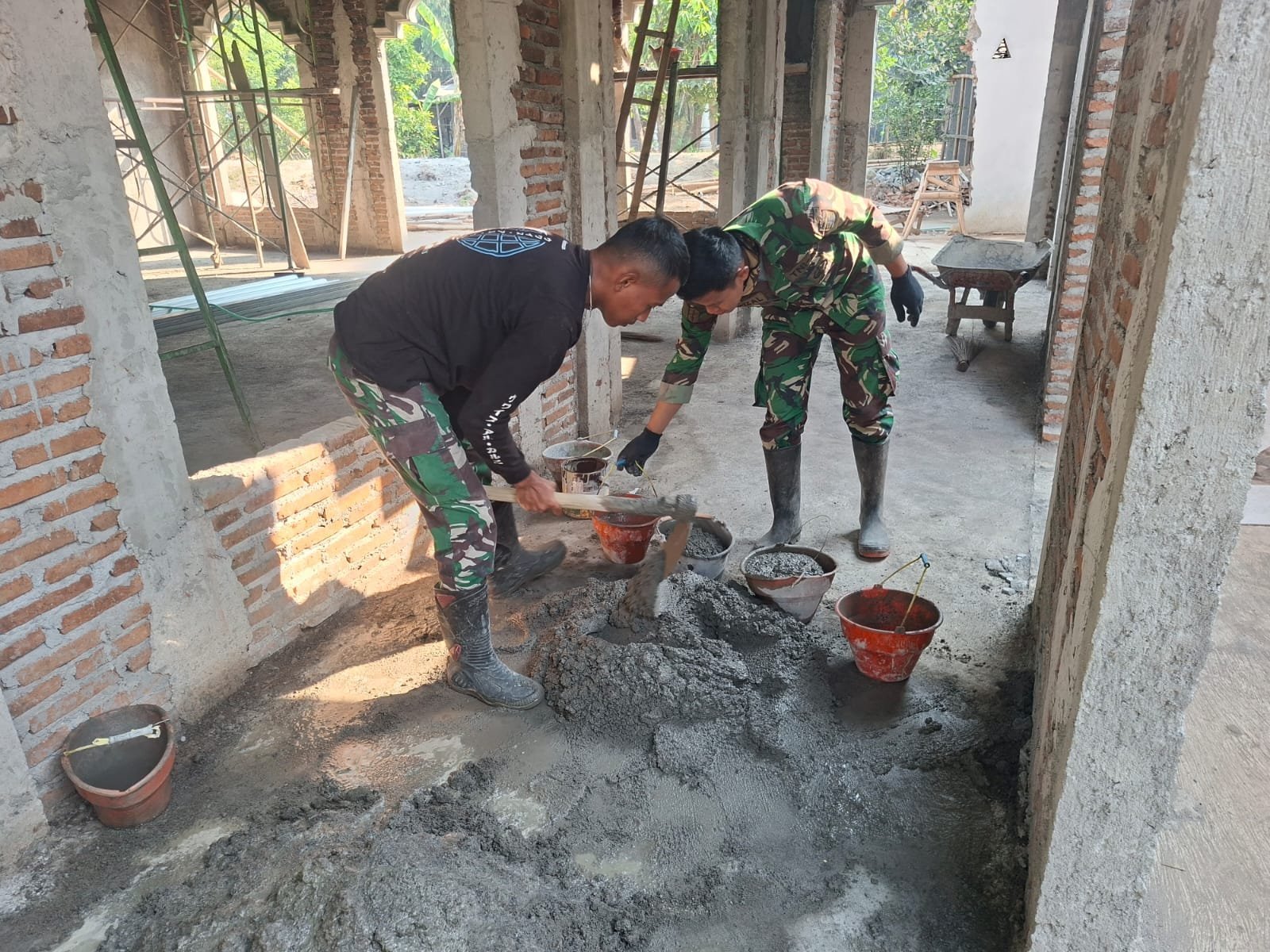 Warga Sukses Percepat Rehabilitasi Masjid Al Mubarok di Parangjoro