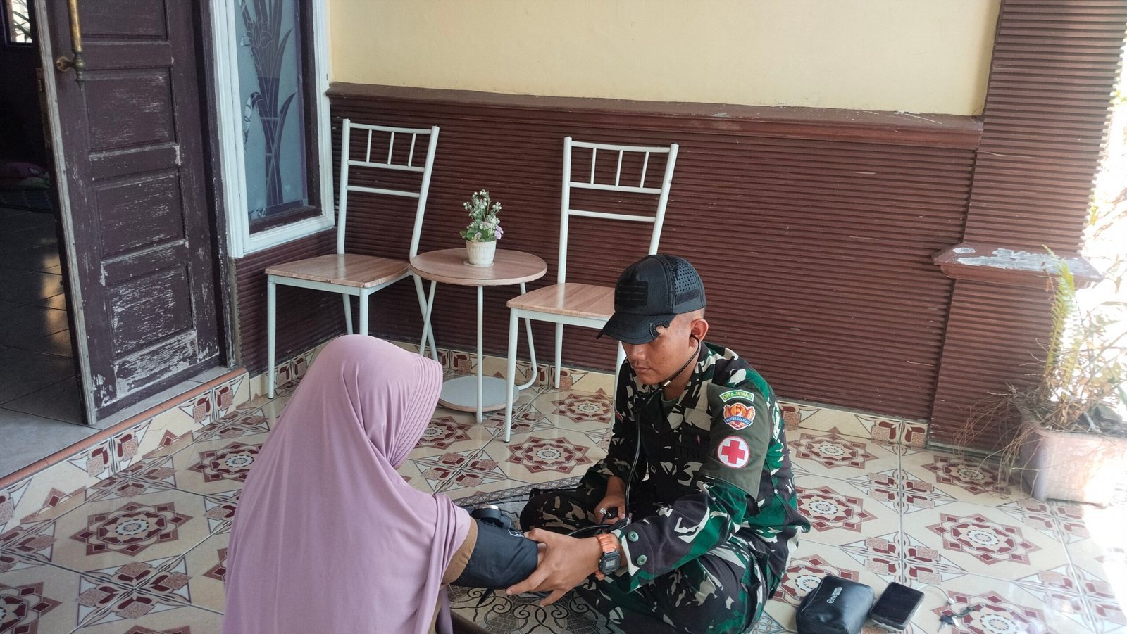 Tamban Bangun Terima Layanan Kesehatan TMMD, Warga Tak Perlu Menunda Berobat