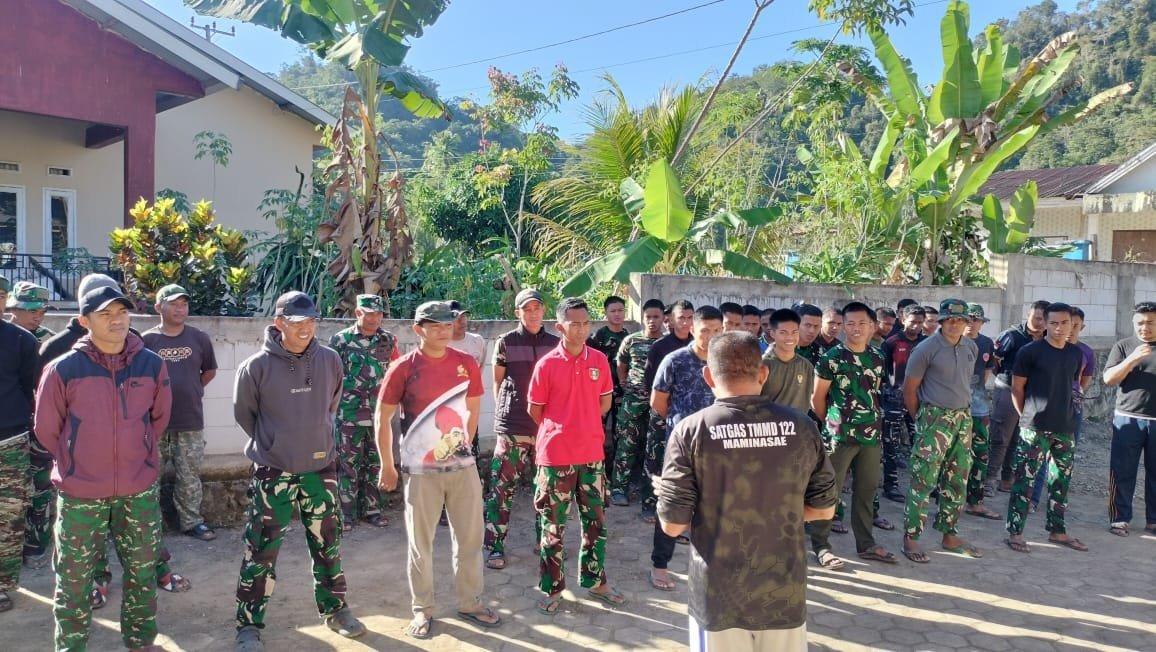 Satgas TMMD di Bontocani Mulai Hari dengan Pemeriksaan dan Arahan